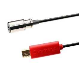 Micrófono de Solapa para GoPro SARAMONIC R-GMX1 metálico
