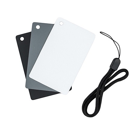 Juego Tarjetas Gris / Blanco JJC GC-2