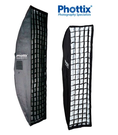 Ventana Softbox Strip 40x180 con Grid PHOTTIX SOLAS