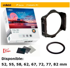 Kit Filtros COKIN Gris Full ND ND2 / ND4 / ND8 Tamaño M + Portafiltros + anillo 52mm 