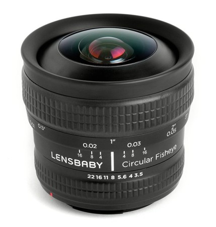LENSBABY Objetivo Circular Fisheye 5.8mm f/3.5 FUJI X