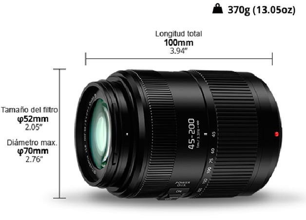 Panasonic 45-200mm f4,0-5,6 II H-FSA