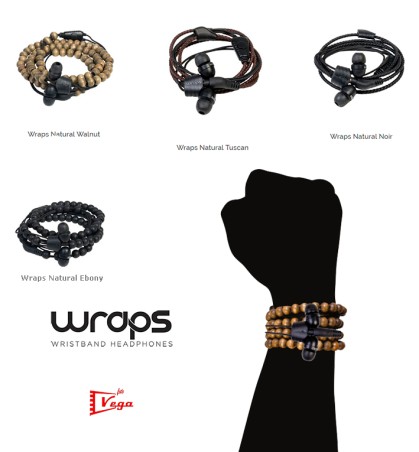 Auricular Pulsera WRAPS NATURAL 
