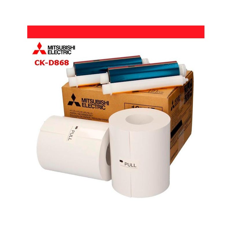 MITSUBISHI CK-D868 Papel Impresora CP-D80DW
