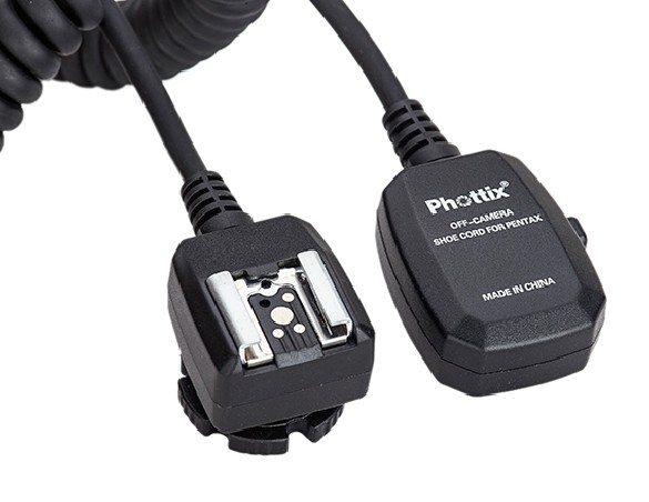 Cable Flash TTL Pentax 1,6mts PHOTTIX