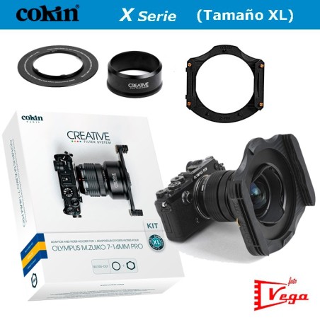 COKIN Portafiltros y adaptador para Olympus 7-14mm Pro