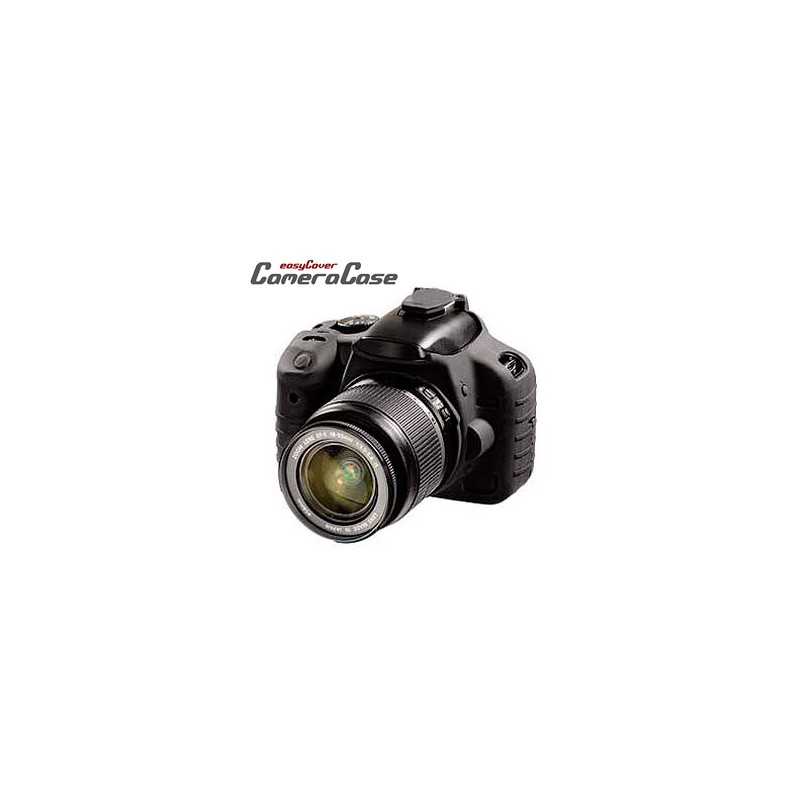 Funda Protectora Silicona CANON EOS 1100D Negra EASYCOVER