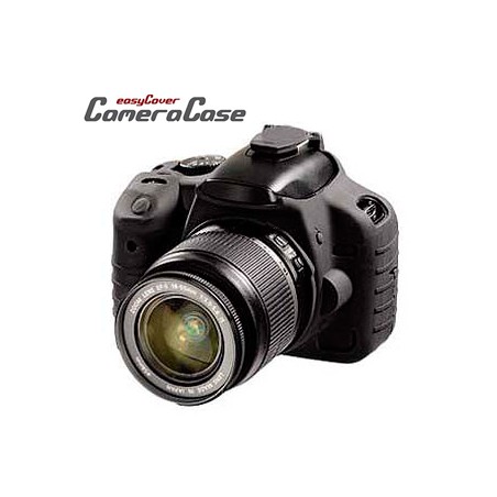 Funda Protectora Silicona CANON EOS 1100D Negra EASYCOVER