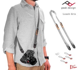 Correa de cámara PEAK DESIGN LEASH Gris Ceniza 