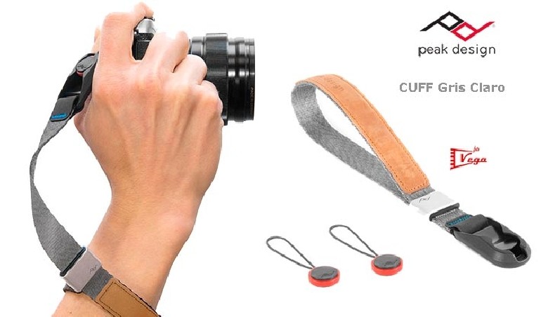 Muñequera de cámara PEAK DESIGN CUFF Gris Claro