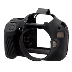 Funda Protectora Silicona CANON EOS 1100D Negra EASYCOVER