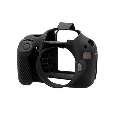 Funda Protectora Silicona CANON EOS 1100D Negra EASYCOVER