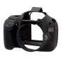 Funda Protectora Silicona CANON EOS 1100D Negra EASYCOVER