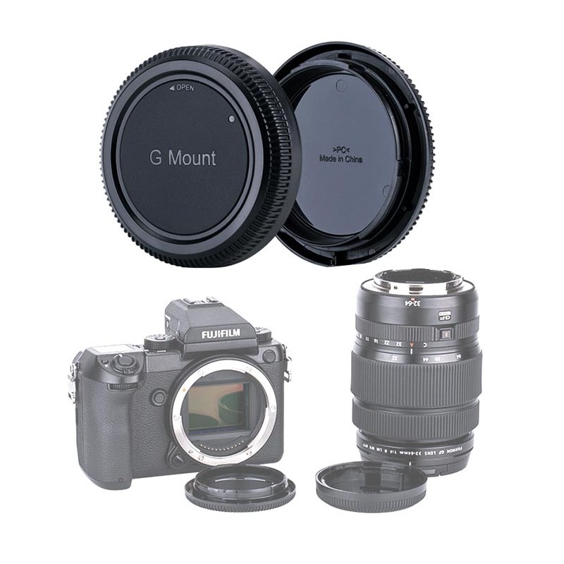 Tapaderas para Fujifilm GFX 50s y objetivos Fujifilm G-mount Tapaderas para Fujifilm GFX 50s y objetivos Fujifilm G-mount