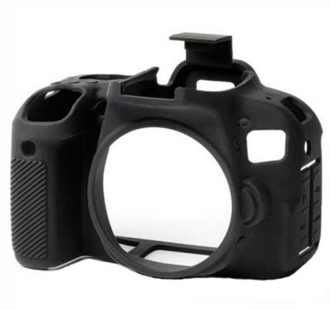 Funda Protectora Silicona CANON EOS 800D Negra EASYCOVER