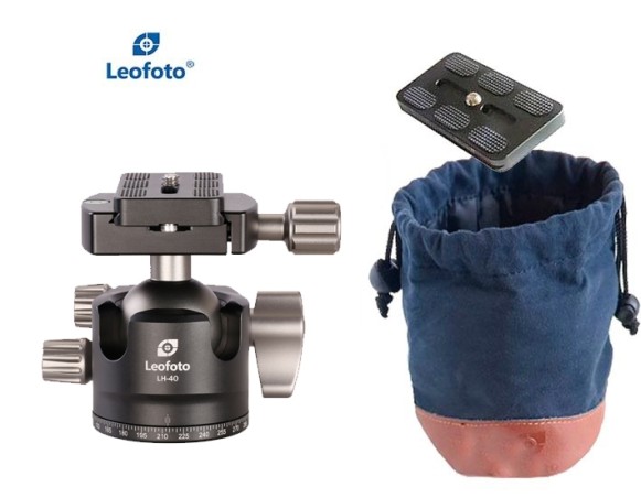 Rótula de Bola LEOFOTO LH-40 + QP-70