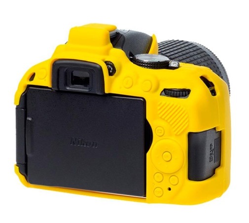 Funda Protectora Silicona NIKON D5300 Amarilla EASYCOVER