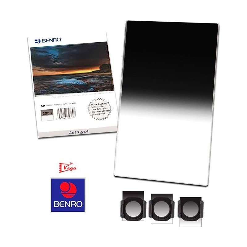 BENRO Filtro cuadrado 150x100mm Gris Degradado 0,9 Hard BENRO Filtro cuadrado 150x100mm Gris Degradado 0,9 Hard