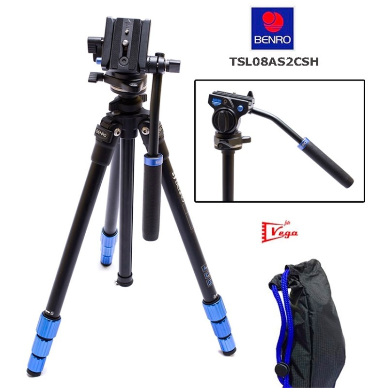 Tripode BENRO Slim Video TSL08AS2CSH