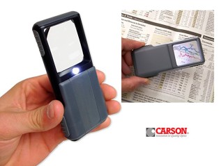 Lupa Plegable con Luz CARSON P0-25