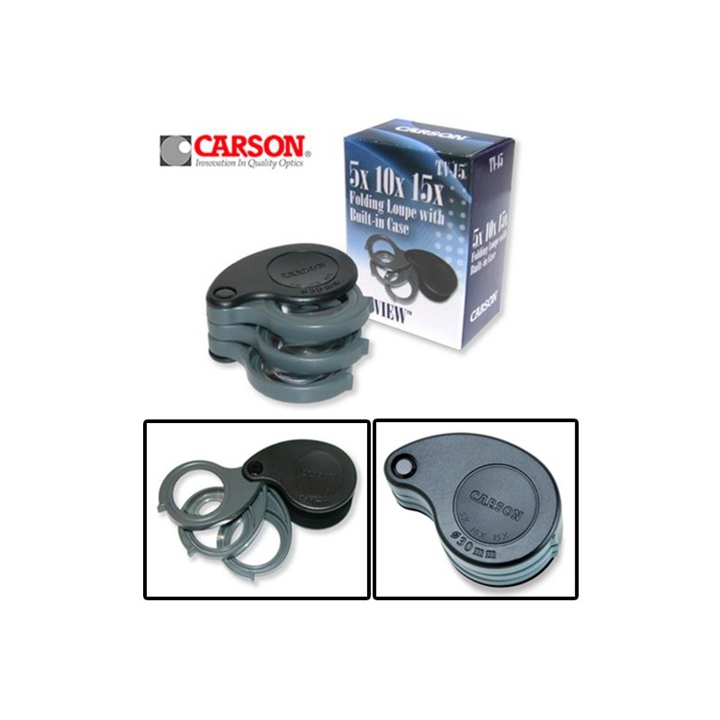 Lupa de bolsillo CARSON TV-15