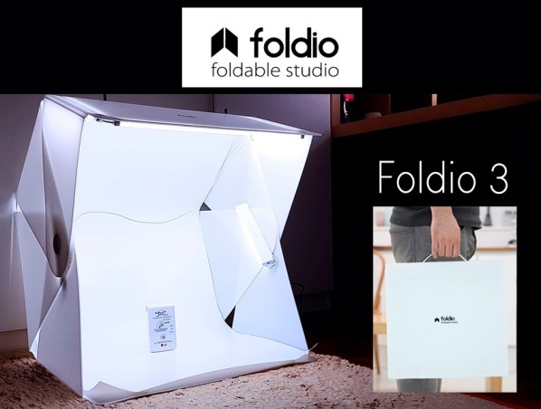 Estudio Portátil con Leds y Fondos FOLDIO 3