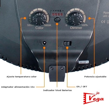 Panel LED Circular 450D Bicolor