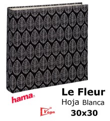 Album Fotos Hoja de pegar 30x30cms Hama Le Fleur Hoja Blanca