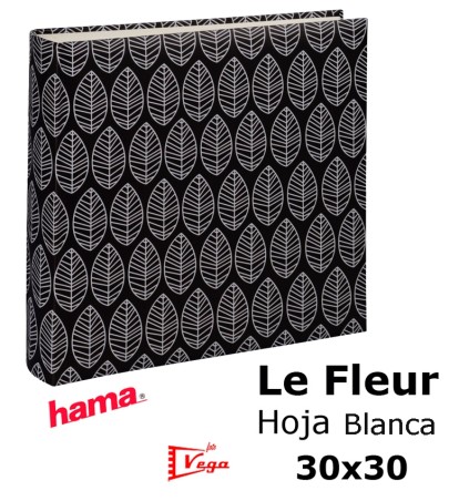 Album Fotos Hoja de pegar 30x30cms Hama Le Fleur Hoja Blanca