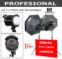 EQUIPO FOCOS LED NANGUANG CN-P100WII x 2
