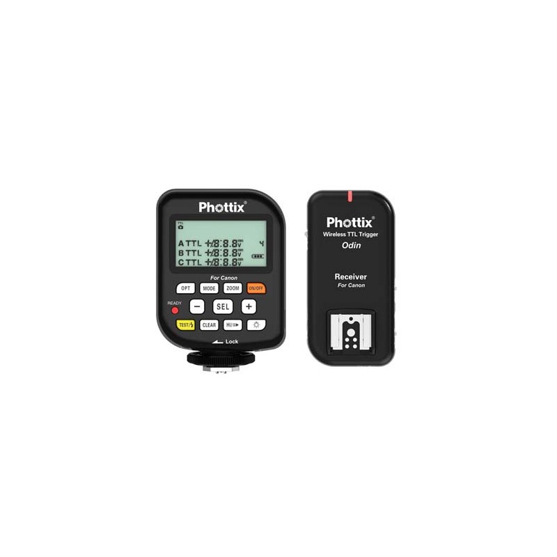 PHOTTIX Odin TTL Emisor + Receptor Canon PHOTTIX Odin TTL Emisor + Receptor Canon