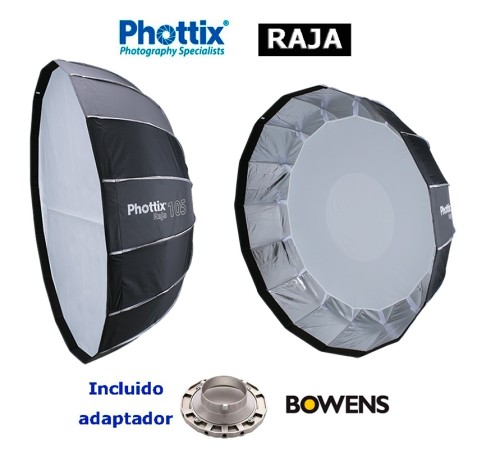 PHOTTIX RAJA OCTA 105 Ventana Softbox para Bowens