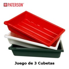 PATERSON Cubeta 30x40 Juego de 3 bandejas 