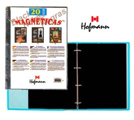 Hojas Magnéticas para album fotos Hoffman 20 uds. Negras
