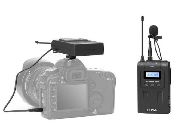BOYA BY-WM8 PRO-K1 Micrófono Lavalier Inalámbrico UHF