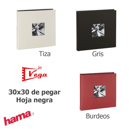Album Fotos Hoja Negra de pegar 30x30cms Hama