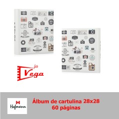 Album Fotos Hoja de pegar 28x28cms 60p Hofmann Mod.1632