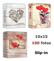 Album Slip-in 10x15 100 Fotos Cuore