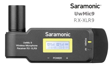 Transmisor de Micro Inalámbrico SARAMONIC RX-XLR9 RF
