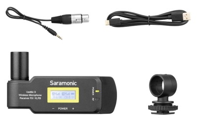Transmisor de Micro Inalámbrico SARAMONIC RX-XLR9  Contenido