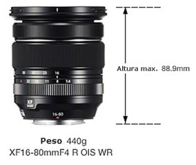 Fujinon XF16-80mmF4 R OIS WR