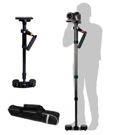 Steadycam y monopode carbono
