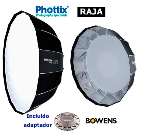 PHOTTIX RAJA OCTA 150 Ventana Softbox para Bowens