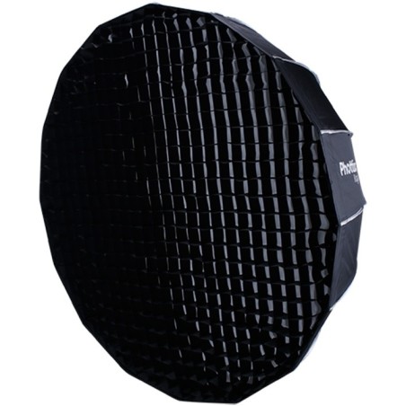 Phottix Raja Hexa Softbox 150cm – Montura Bowens S, Interior Reflectante, Deflector Y Difusor Extraíbles, Apertura Tipo Paraguas