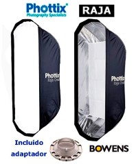 PHOTTIX RAJA OVAL 50 X 120 Ventana Softbox para Bowens