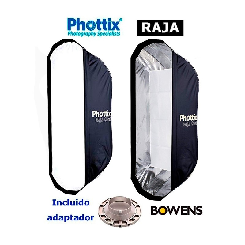 PHOTTIX RAJA OVAL 50X120 Ventana Softbox PHOTTIX RAJA OVAL 50X120 Ventana Softbox