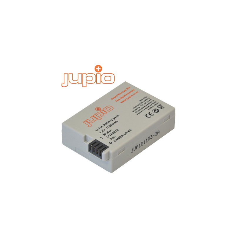 Batería compatible Canon LP-E8 JUPIO Batería compatible Canon LP-E8 JUPIO