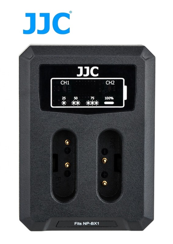 Cargador de Baterías Doble Sony BX1 JJC