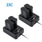 Cargador de Baterías Doble Nikon EN-EL15 JJC Cargador de Baterías Doble Nikon EN-EL15 JJC