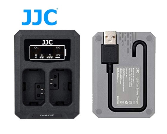 Cargador Doble JJC para Sony Fw50